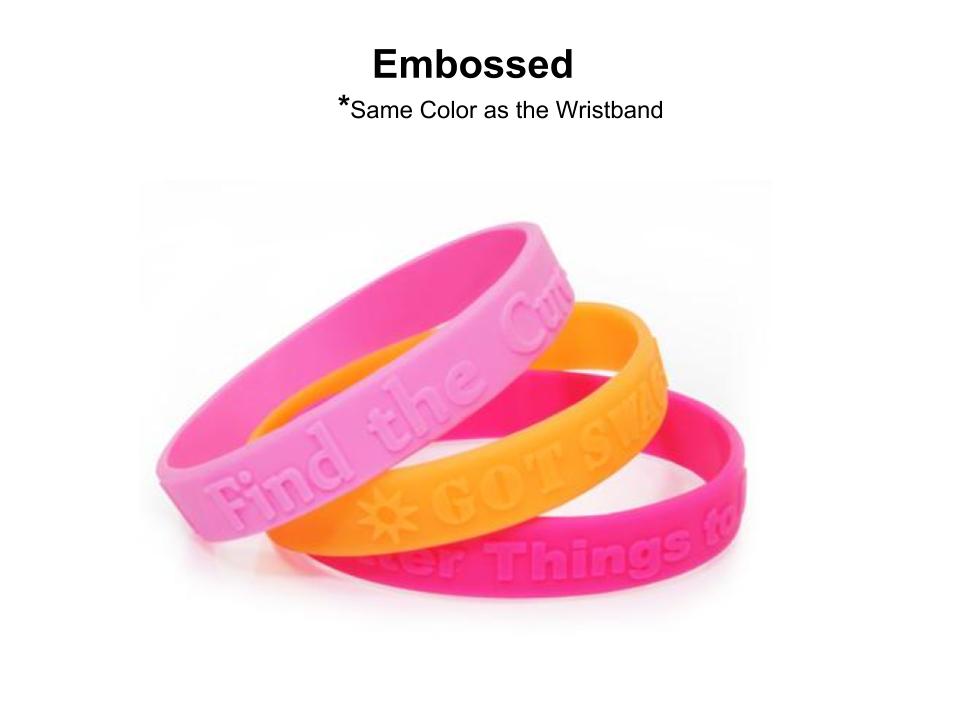 Buy Embossed Wristbands Near Me