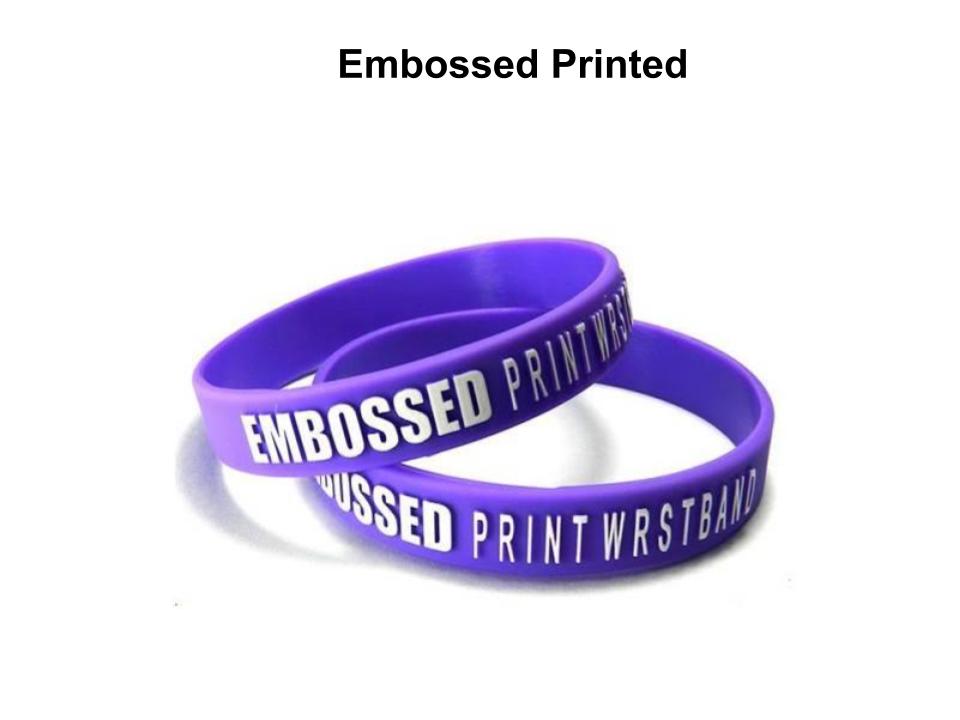 Buy Emboss Wristbands Online